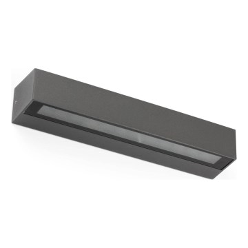 FARO 71904 - LED āra sienas gaismeklis DORO 2xLED/10W/230V IP65 antracīts