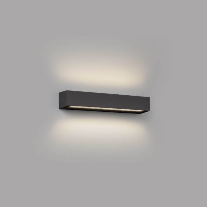 FARO 71904 - LED āra sienas gaismeklis DORO 2xLED/10W/230V IP65 antracīts