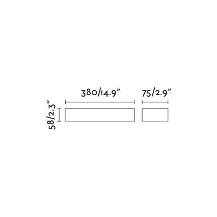 FARO 71904 - LED āra sienas gaismeklis DORO 2xLED/10W/230V IP65 antracīts