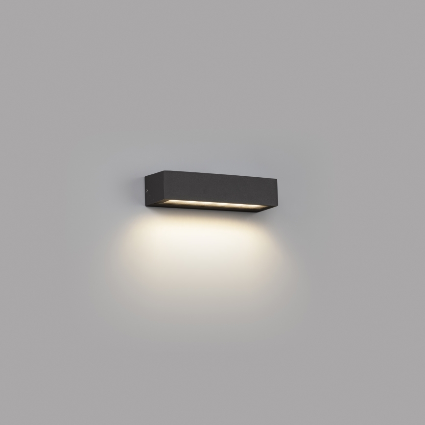 FARO 71910 - LED Āra sienas gaismeklis LAKO LED/8W/230V IP65 antracīts