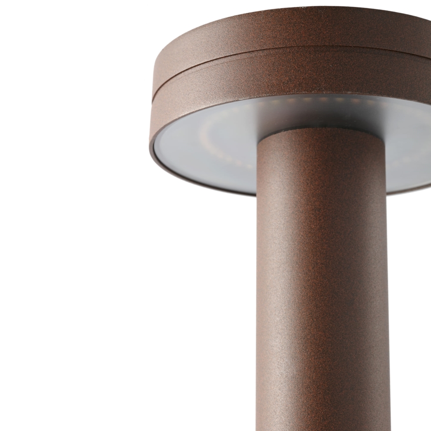 FARO 71949 - LED Āra lampa ESPOT LED/9W/230V 2200/2700/3200/4000K IK07 IP65 60 cm brūna