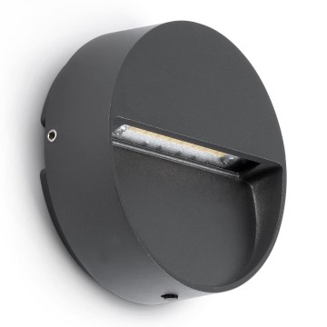 FARO 71960 - LED kāpņu gaismeklis DUNE LED/3W/230V 2200/2700/3200/4000K IP65 antracīts apaļš