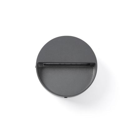 FARO 71960 - LED kāpņu gaismeklis DUNE LED/3W/230V 2200/2700/3200/4000K IP65 antracīts apaļš