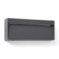 FARO 71966 - LED kāpņu gaismeklis DUNE LED/6W/230V 2200/2700/3200/4000K IP65 antracīta taisnstūra forma