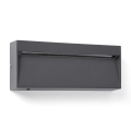FARO 71966 - LED kāpņu gaismeklis DUNE LED/6W/230V 2200/2700/3200/4000K IP65 antracīts, taisnstūra