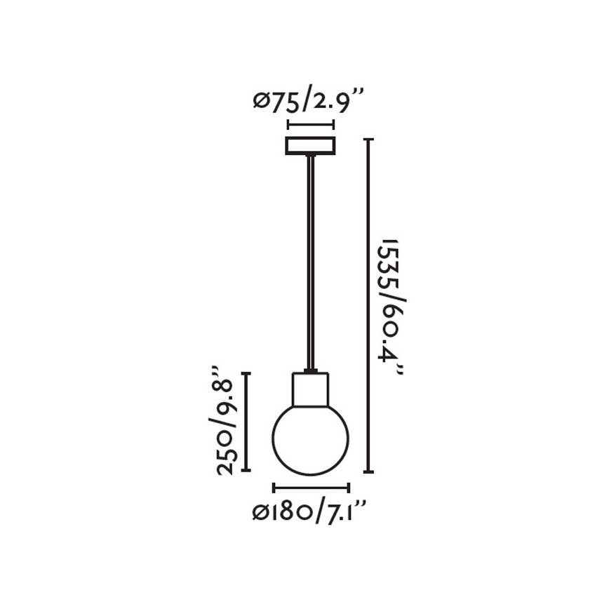 FARO 74427C-01 - Āra lustra uz auklas MOON 1xE27/15W/230V IP44
