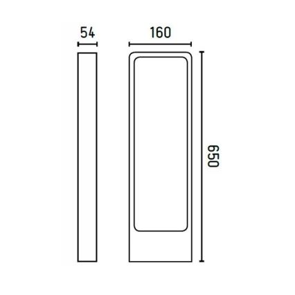 FARO 75520 - Āra LED lampa DAS LED/5W/230V IP54