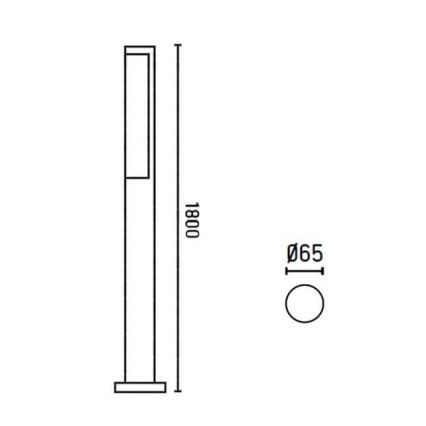 FARO 75524 - LED Āra lampa BERET-3 LED/16W/230V IP54