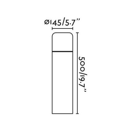 FARO 75604 - LED Āra lampa MUGA LED/9W/230V IP65