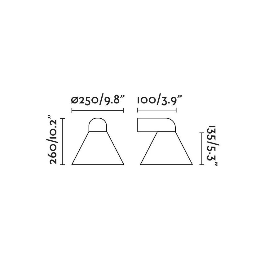 FARO Barcelona - Āra sienas lampa PALS 1xE27/15W/230V IP65