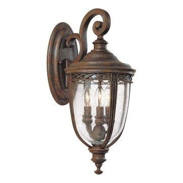 Feiss - Āra sienas lampa ENGLISH BRIDLE 3xE14/60W/230V IP44