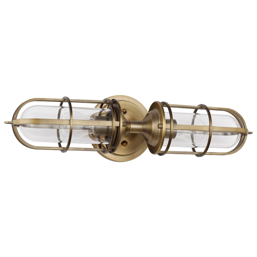 Feiss - Āra sienas lampa URBAN 2xE27/60W/230V IP44 bronza