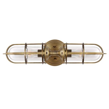 Feiss - Āra sienas lampa URBAN 2xE27/60W/230V IP44 bronza