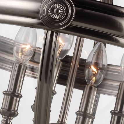 Feiss - Lustra ar ķēdi ADAMS 4xE14/60W/230V bronza