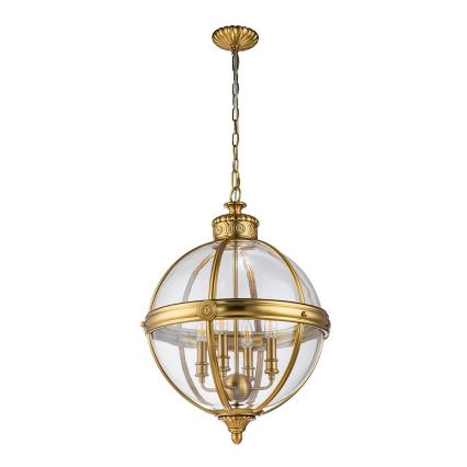 Feiss - Lustra ar ķēdi ADAMS 4xE14/60W/230V zelta