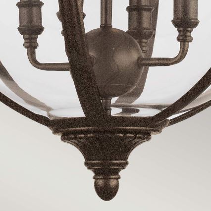 Feiss - Lustra ar ķēdi ADAMS 4xE14/60W/230V bronza
