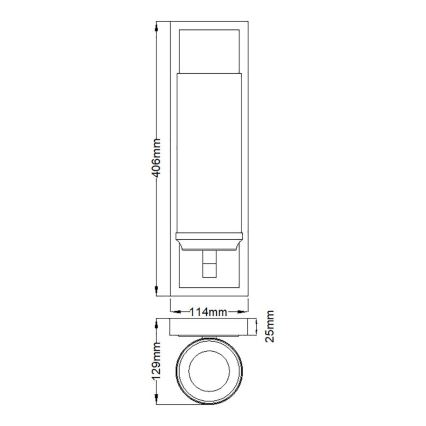 Feiss - LED Vannas istabas sienas svítdilo AMALIA 1xG9/3,5W/230V IP44 spīdīgi hromēts