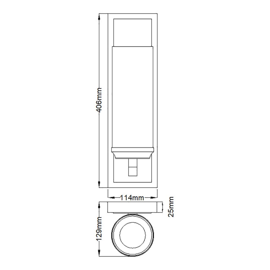 Feiss - LED Vannas istabas sienas svítdilo AMALIA 1xG9/3,5W/230V IP44 spīdīgi hromēts