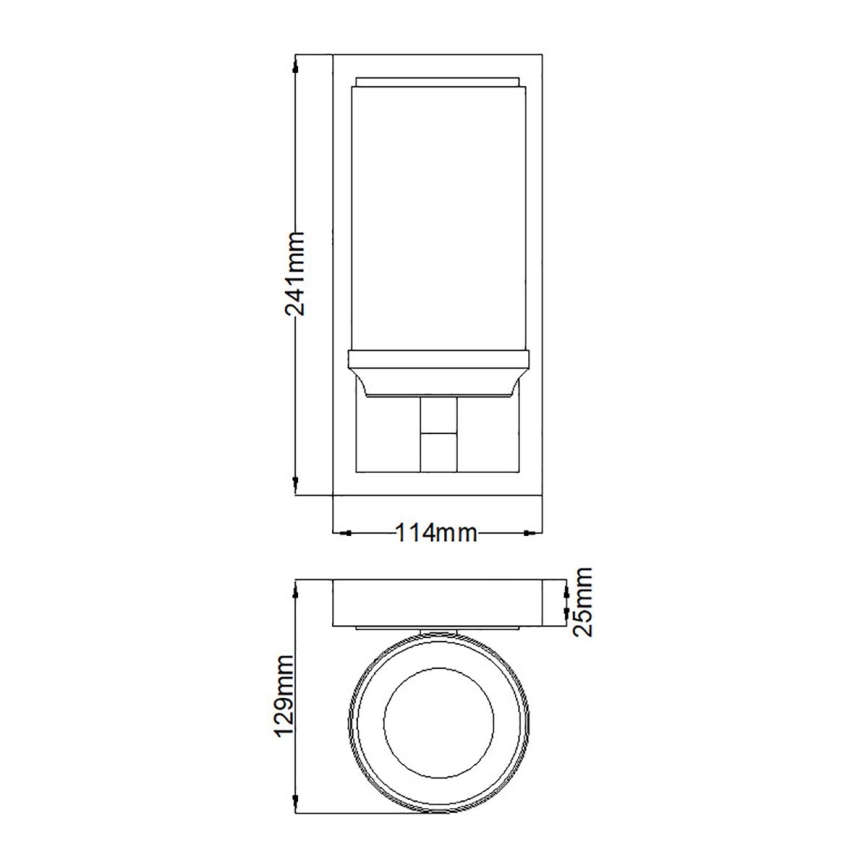 Feiss - LED Vannas istabas sienas lampa AMALIA 1xG9/3,5W/230V IP44 spīdīgi hromēts