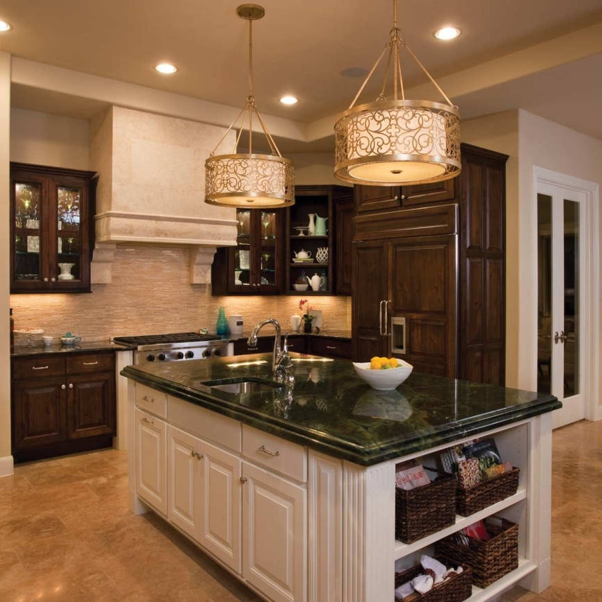 Feiss - Griestu lampa ARABESQUE ar stieni 4xE27/60W/230V zeltaina