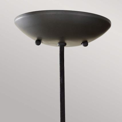 Feiss - Pakaramais uz troses BESO 1xE27/60W/230V Ø 17,9 cm melns/vara krāsa