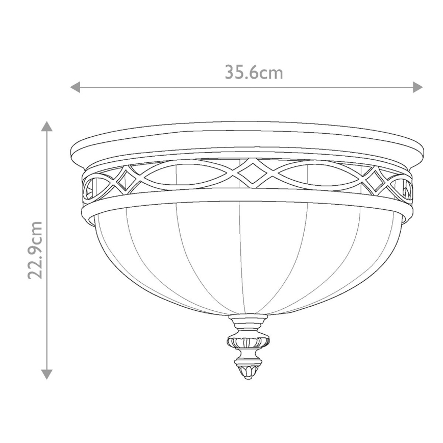 Feiss - Griestu lampa DRAWING ROOM 3xE27/60W/230V