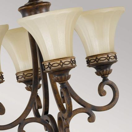 Feiss - Lustra ar ķēdi DRAWING ROOM 4xE27/60W/230V