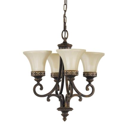 Feiss - Lustra ar ķēdi DRAWING ROOM 4xE27/60W/230V