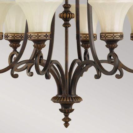Feiss - Lustra ar ķēdi DRAWING ROOM 6xE27/60W/230V