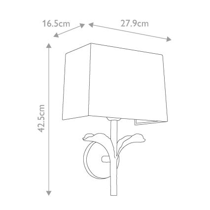 Feiss - Sienas lampa GEORGIA 1xE27/60W/230V