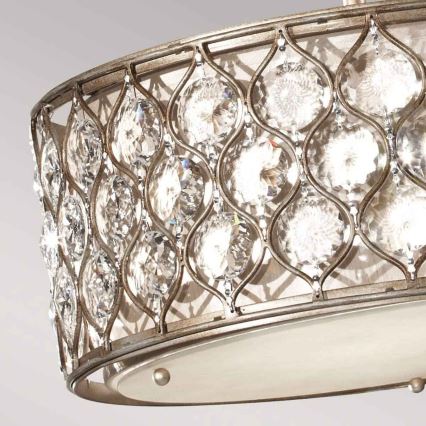 Feiss - Lustra ar stieni LUCIA 3xE27/60W/230V