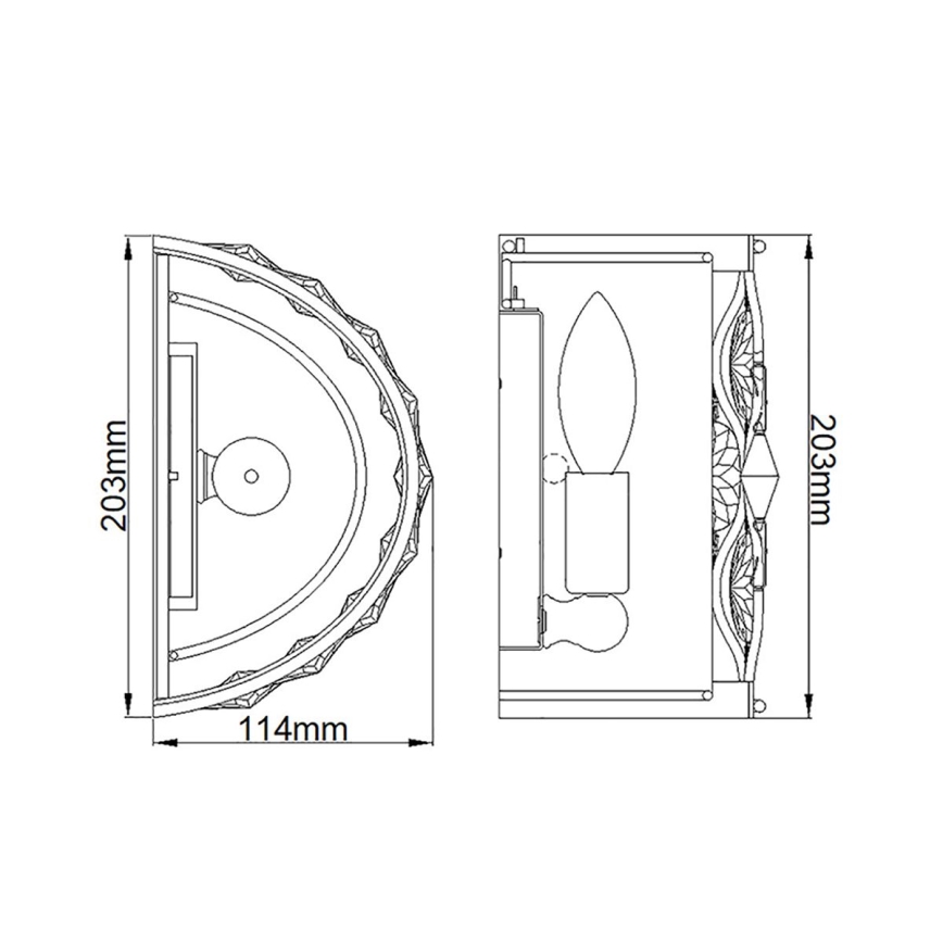 Feiss - Sienas lampa LUCIA 1xE14/40W/230V