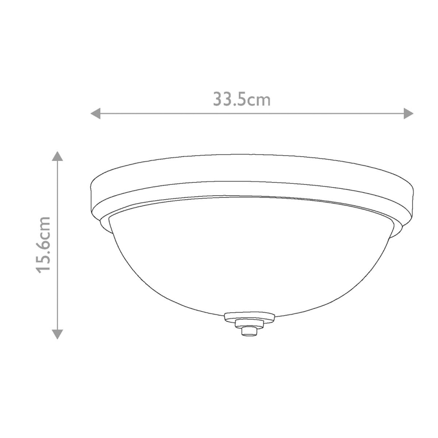 Feiss - Vannas istabas griestu lampa MALIBU 2xE27/60W/230V IP44