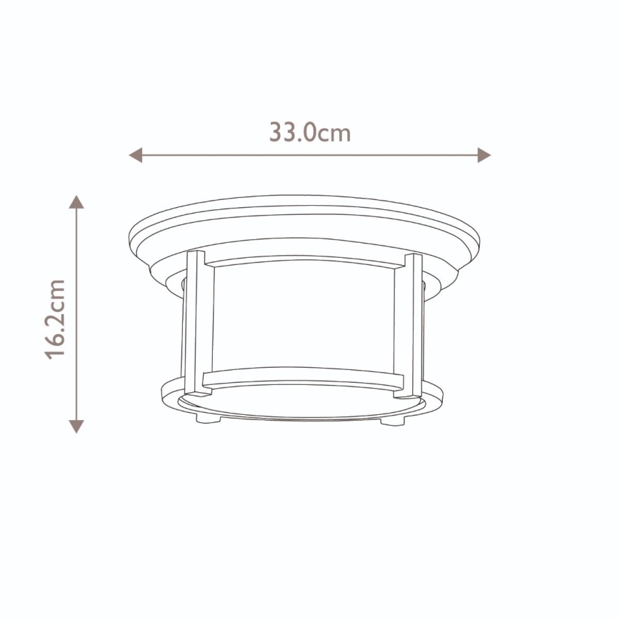 Feiss - Āra griestu lampa MERRIL 2xE27/60W/230V IP44