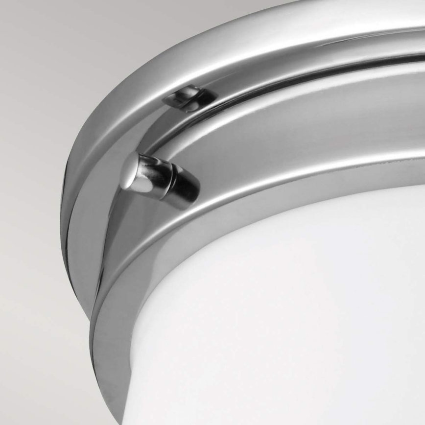 Feiss - Vannas istabas griestu gaismeklis PAYNE 2xE27/60W/230V IP44 matēts hroms