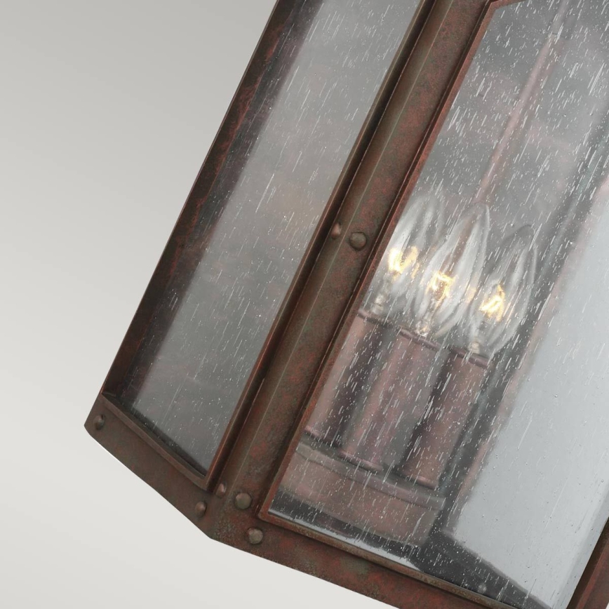 Feiss - Āra sienas lampa RANDHURST 3xE14/40W/230V IP44