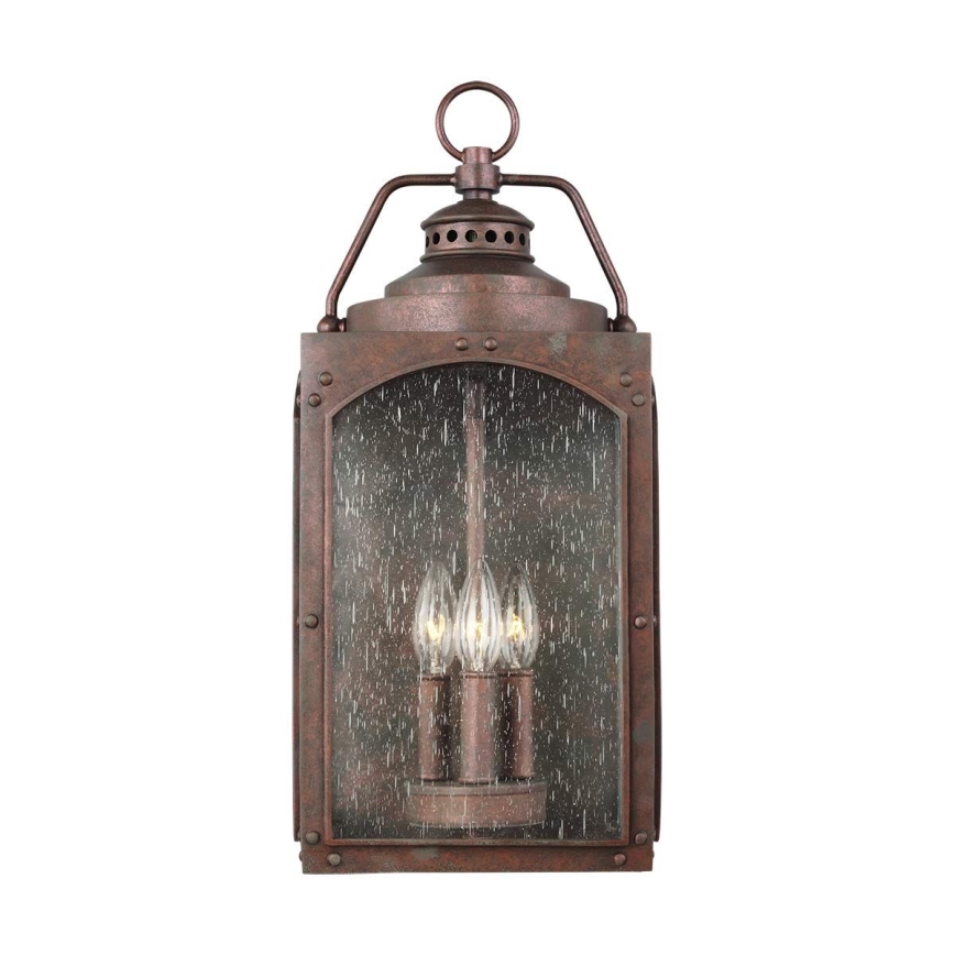 Feiss - Āra sienas lampa RANDHURST 3xE14/40W/230V IP44