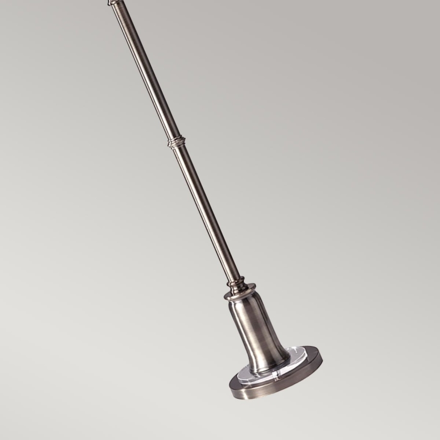 Feiss - Grīdas stāvlampa STATEROOM 2xE27/60W/230V sudraba