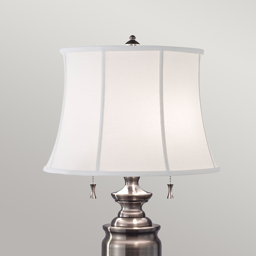 Feiss - Galda lampa STATEROOM 2xE27/60W/230V sudraba