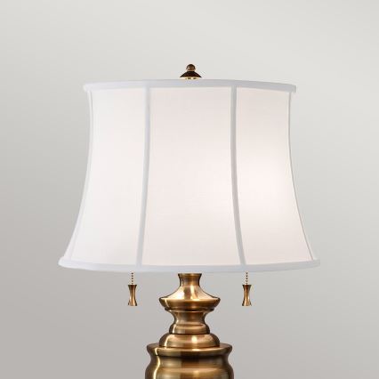 Feiss - Galda lampa STATEROOM 2xE27/60W/230V misiņš