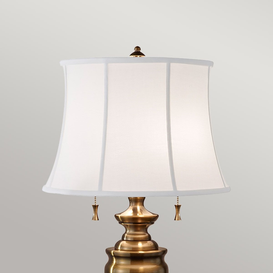 Feiss - Galda lampa STATEROOM 2xE27/60W/230V misiņš