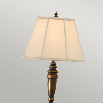 Feiss - Grīdas stāvlampa LINCOLNDALE 1xE27/60W/230V bronza/bēša