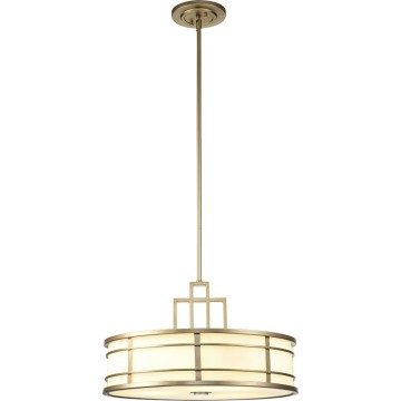 Feiss - griestu lustra uz stieņa FUSION 3xE27/40W/230V, zeltaina