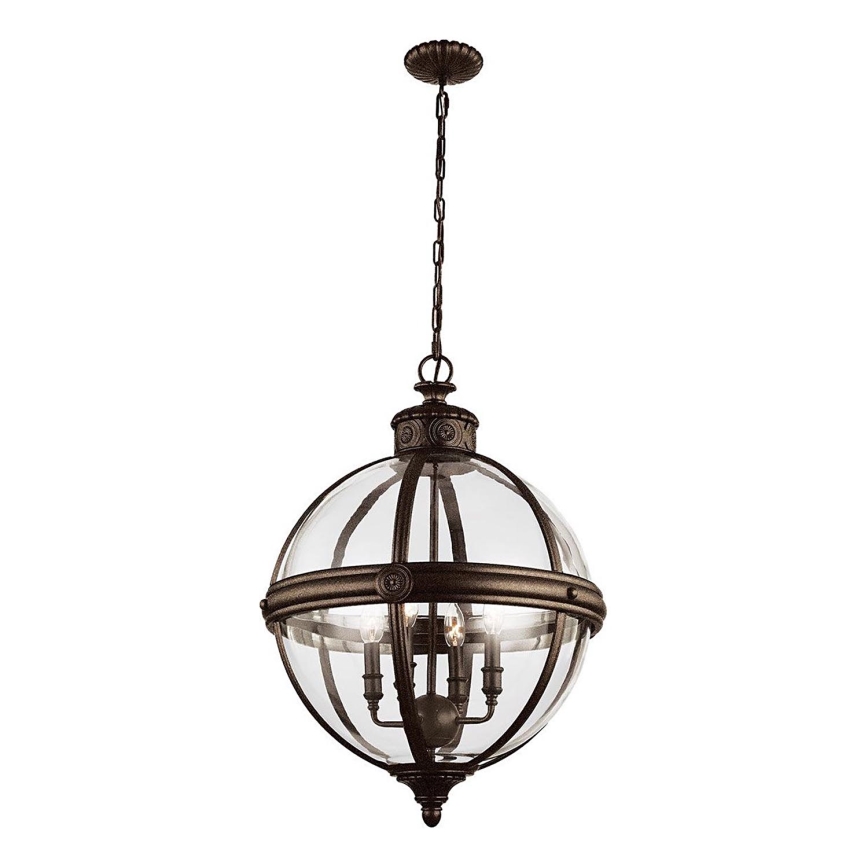 Feiss - Lustra ar ķēdi ADAMS 4xE14/60W/230V bronza
