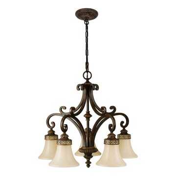 Feiss - Lustra ar ķēdi DRAWING ROOM 5xE27/60W/230V