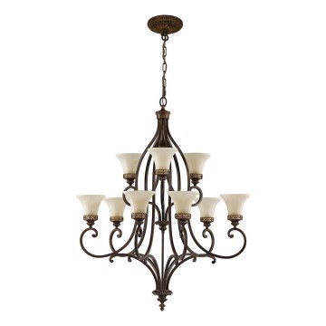 Feiss - Lustra ar ķēdi DRAWING ROOM 9xE27/60W/230V