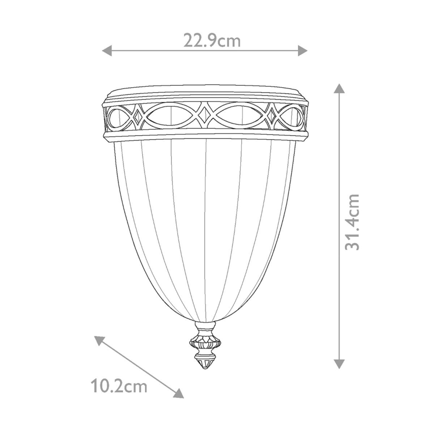 Feiss - Sienas lampa DRAWING ROOM 1xE27/60W/230V bronzas