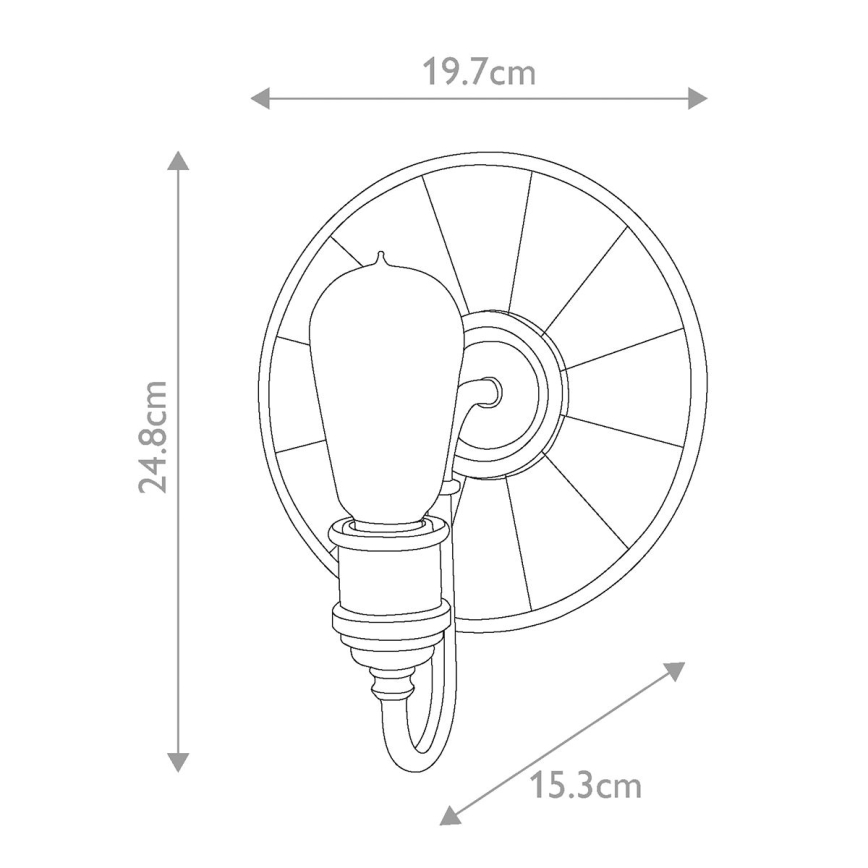 Feiss - Sienas lampa URBAN RENEWAL 1xE27/100W/230V bronzas