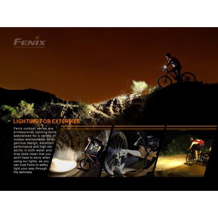 Fenix BC05RV20 - LED Uzlādējams velosipēda lukturītis LED/USB IP66 15 lm 120 hrs