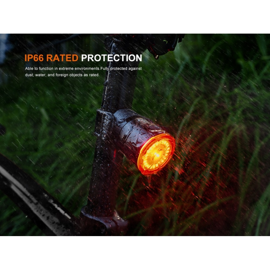 Fenix BC06R - LED Aptumšojama uzlādējama velosipēdu lampa LED/USB IP66 90 lm 24,5 h 560 mAh